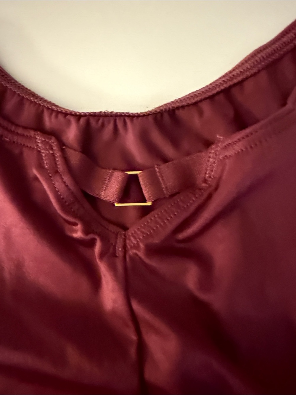 Victoria's Secret Burgundy High-Cut Bikini Bottom - Picture 4 of 4